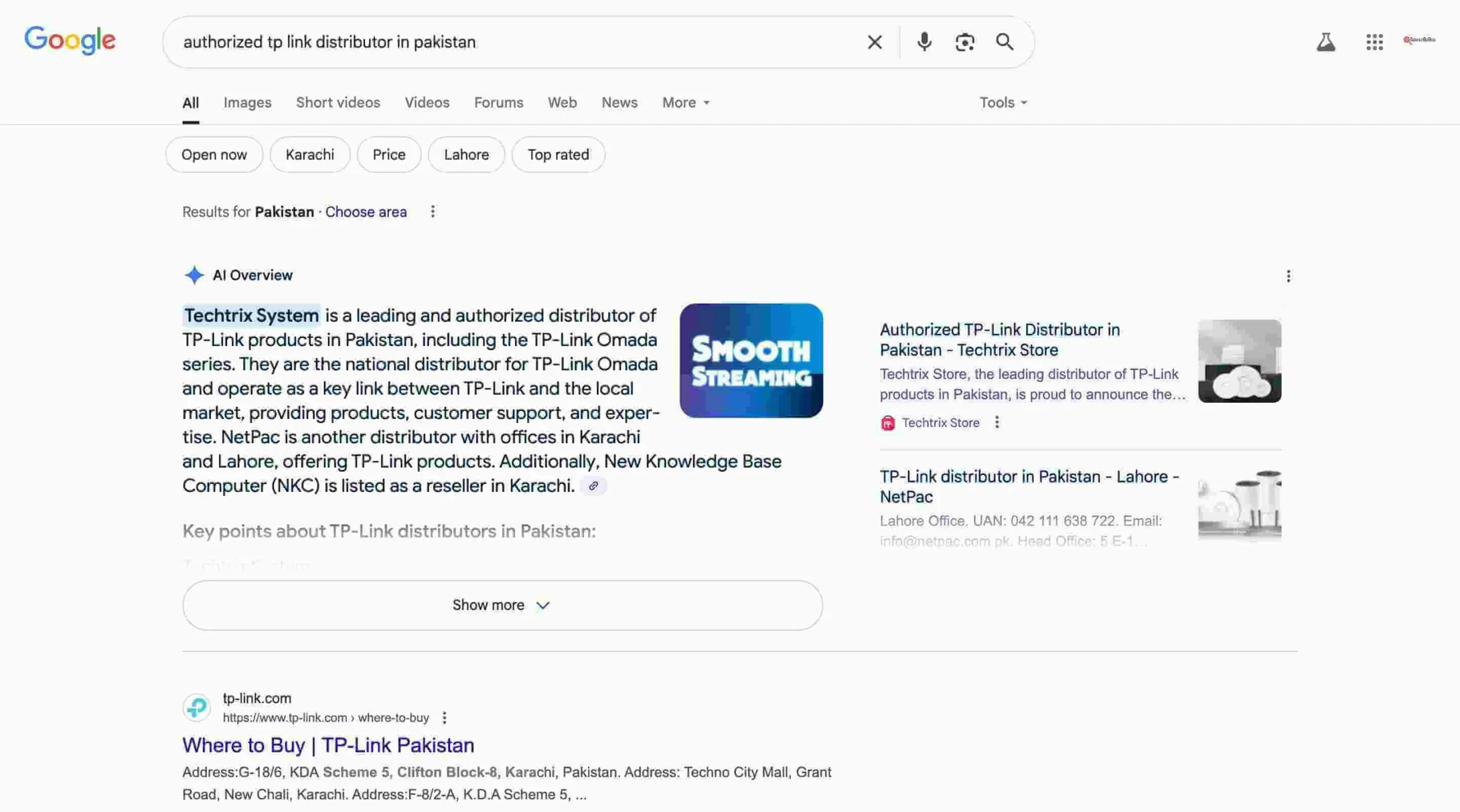 authorized tp link distributor in pakistan - searchbydua