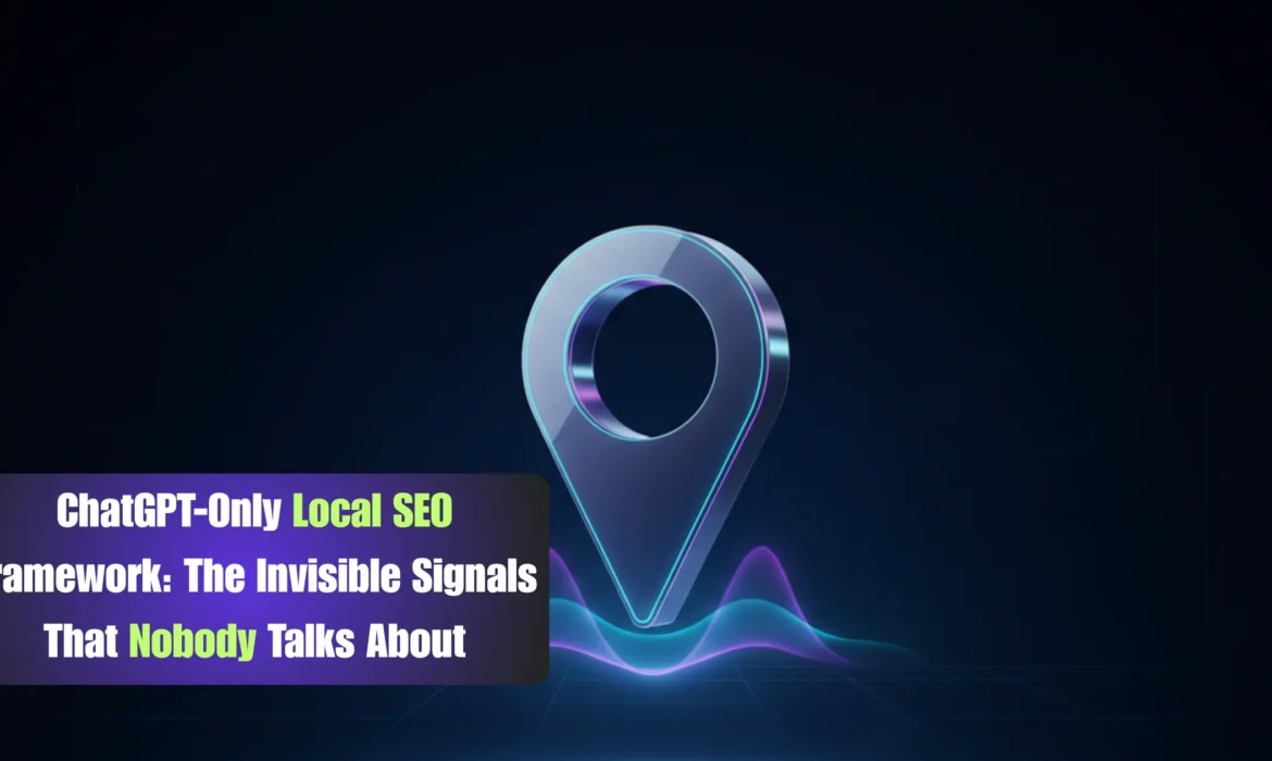 Chatgpt local SEO framework - Searchbydua