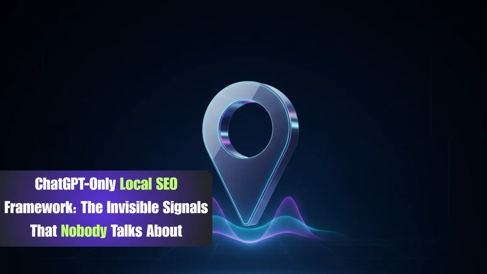 Chatgpt local SEO framework - Searchbydua
