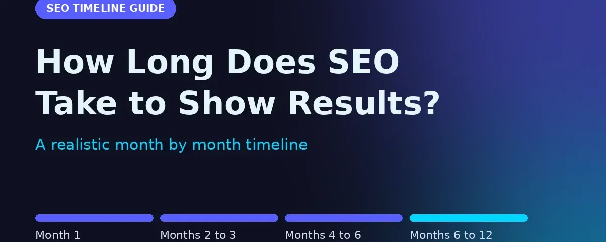 How long does SEO take to show results, a month by month SEO timeline